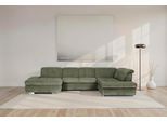 Wohnlandschaft DIE PLANBAR "MP-IN17004 U-Form, Breite 382 cm, mit Federkern-Polsterung", forest, B:382cm H:84cm T:260cm, 88% Polyester, 12% Polyamid, Sofas, Wohnlandschaft, Federkern-Polsterung, wahlweise mit Funktionen