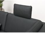 Kopfstütze OTTO HOME "Costello, B: 48 cm", schwarz, B:48cm H:26cm T:18cm, Samtoptik (100% Polyester);Luxus-Microfaser (90% Polyester, 10% Polyamid), Polsterauflagen, Kopfstütze, Set: 2 Stück, passend zur Serie