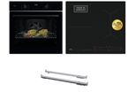 AEG Backofen-Set "HH24BSISML", Energieeffizienz: A+, schwarz (saphirmatt), Herdsets, Bis zu 10x weniger sichtbare Kratzer – Made in Germany, Backofen-Set