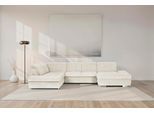 Wohnlandschaft DIE PLANBAR "MP-IN17004 U-Form, Breite 382 cm, mit Federkern-Polsterung", beige (natur), B:382cm H:84cm T:260cm, 88% Polyester, 12% Polyamid, Sofas, Wohnlandschaft, Federkern-Polsterung, wahlweise mit Funktionen