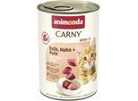 animonda Carny Nassfutter Katze Kitten Kalb, Huhn und Pute 24x400 g