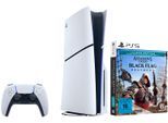 PLAYSTATION 5 Konsolen-Set "PS5 Disk Edition (Slim) inkl. Assassin’s Creed Black Flag Resynced", weiß (weiß, schwarz), B:35,8cm H:9,6cm T:21,6cm, Spielekonsolen, Konsolen-Set