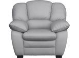 Sessel COTTA "SESSEL", argent, B:109cm H:88cm T:92cm, 64% POLYURETHAN (PU) / 25% POLYESTER (PES) / 11% BAUMWOLLE (CO), Sessel, Sessel, Polstergarnitur, auch als Set erhältlich