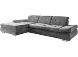 Ecksofa DIE PLANBAR "MP-IN17004 L-Form, Breite 331 cm, Kaltschaum-Polsterung", grau, B:331cm H:84cm T:124cm, 100% Polyester, Sofas, Ecksofa, inkl. Sitztiefenverstellung, wahlweise weitere Funktionen