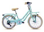 Kinderfahrrad WYNN "Kinderfahrrad 20 Zoll Shimano Tourney 6 Gang V-Brake Kinder KID1.0" Gr. 30, türkis, türkis, Fahrräder, Kinder, 30cm, 20 Zoll (50,80cm) hinten: 20 Zoll (50,80cm)