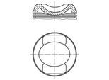 MAHLE Kolben 5043700 für Porsche