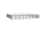 VidaXL Outdoor Hundezwinger Stahl 7,76 m, 7,76 m, 1 m