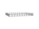 VidaXL Outdoor Hundezwinger Stahl 9,7 m, 7,76 m, 1 m