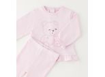 Shorts IDO "BABY GIRL TWO PIECES SET", Mädchen, Gr. 24, EURO-Größen, rosa (light pink), 95% Baumwolle, 5% Elasthan, Hosen Shorts