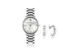 Quarzuhr AMELIA PARKER "SAG2-3", silber, Armbanduhren, Damen, Quarzuhr