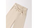 Outdoorhose IDO "BABY GIRL TROUSERS", Mädchen, Gr. 4A, EURO-Größen, beige, 97% Baumwolle, 3% Elasthan, Hosen Outdoorhose