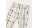 Outdoorhose MINIBANDA "BABY BOY TROUSERS", Mädchen, Gr. 6, EURO-Größen, beige (milk), 100% Baumwolle, Hosen Outdoorhose