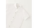 Businessshirt IDO "BABY BOY SUMMER SHIRT", Jungen, Gr. 24, weiß (optical weiß), 55% Leinen, 45% Baumwolle, Shirts