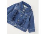 Outdoorjacke IDO "BABY GIRL JACKET", Mädchen, Gr. 1, pale stone washed, 99% Baumwolle, 1% Elasthan, Jacken Outdoorjacke