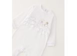 Strampler MINIBANDA "BABY GIRL ROMPERS", Kinder, Gr. 1, EURO-Größen, weiß (optical weiß), 95% Baumwolle, 5% Elasthan, Overalls