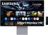 SAMSUNG Smart Monitor "S32FM900SU", Energieeffizienz: G, silber, B:71,72cm H:42,38cm T:4,25cm, Monitore, Smart Monitor