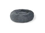 AniOne Liegeplatz Fluffy dunkelgrau XS