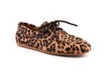 Sperry Slimboat Leren Dames Leopard Standaard Bootschoenen