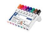 STAEDTLER Whiteboardmarker Set Lumocolor® 351, 8er Set, farbsortiert