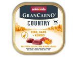 animonda GranCarno Country Nassfutter Hund, Adult, Rind und Gans 22x150 g