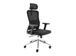 Clouvou Bürostuhl, Schwarz, Kunststoff, 1-Sitzer, Füllung: Schaumstoff, 70x142x70 cm, Arbeitszimmer, Bürostühle, Drehstühle