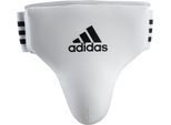 Tiefschutz ADIDAS PERFORMANCE "Men's Groin Guard" Gr. L, weiß, Protektoren, L, Kunststoff, Lederimitat, Polyurethan