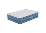 Bestway , Grau, Hellblau , Metall, Kunststoff , 152x46x203 cm , RoHS , integrierte elektrische Pumpe, beflockte Schlafseite ,