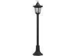 LED Außen-Stehlampe IC GARDENSTYLE "LED Solarlaterne 90 cm -2er", schwarz, H:90cm, Leuchten, LED Außen-Stehlampe, Set mit 2 Stück