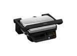 Kontaktgrill TEFAL "OptiGrill One", schwarz (edelstahl, schwarz), B:36,8cm H:18,8cm T:33cm, Kontaktgrill_Standgrill_Tischgrill_Teppanyakigrill, Kontaktgrill, Anpassung der Garzeit, Messung der Dicke des Grillguts, 3 Programme