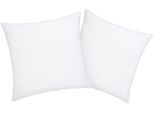 Kissenbezüge OTTO HOME "Cremona2 100% Baumwoll-Jersey mit Reißverschluss", weiß, B:80cm L:80cm, Jersey, Obermaterial: 100% Baumwolle, Kissenbezüge, Kissenbezüge, Kissenhülle in diversen Größen