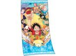Badetuch ONEPIECE "One Piece", bunt, B:75cm L:150cm, Velours, Obermaterial: 100% Baumwolle, Handtücher, Badetuch, hochfarbig bedruckt