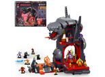 Modellbausatz MATTEL "Mattel Brick Shop Master of the Universe - Reptile", grau (bunt), Modellbausätze, Kinder, Modellbausatz