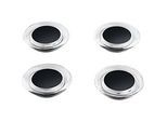 Farb-Design-Magnete, 4 St., schwarz