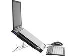 Laptop Halterung BakkerElkhuizen Ergo-Q 260, für Laptops bis 15,6", 5-stufig höhenverstellbar, mit Dokumentenhalter