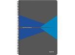 LEITZ® Office Collegeblock 464700 DIN A4, laminierter Einband, kariert, blau