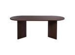 Selsey Esstisch, Nussbaum, Holzwerkstoff, 6-Sitzer, Oval,Oval, 90x75x204 cm, Esszimmer, Tische, Esstische