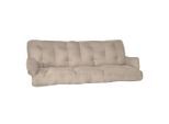 Beautissu Auflage, Natur, Textil, 50x8x180 cm, Outdoor-Kissen