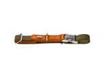 Dog Sport HUNTER Hundehalsung wolmar biothane x leder alu strong khaki XL
