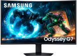 SAMSUNG Curved-Gaming-Monitor "S37FG756EU", Energieeffizienz: F (A-G), schwarz, B:81,6cm H:48,32cm T:19,61cm, Monitore