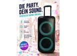 JTC-24 Mobile Party Power Box PB-829C, 40 Watt RMS Power mit LED Lichtanzeige, Trolleyfunktion