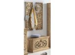 Mid.you , Naturfarben , Holz , Mangoholz , massiv , 80x149x40 cm ,
