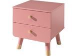 Nachttisch VIPACK "Billy", rosa (terra rosa), B:43cm H:45,2cm T:40cm, Tische, Nachttisch