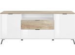 Sideboard HOME AFFAIRE "CASANOVA", weiß (weiß, pereira), B:180cm H:75cm T:40cm, Sideboards, Sideboard, Breite ca. 180 cm