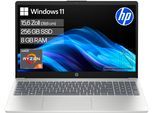 HP Notebook "15-fc1054ngx", natural silber, 8 GB RAM 256 GB SSD, Ryzen 5, Windows 11, Notebooks, Notebook