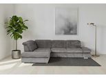 Ecksofa DIE PLANBAR "MP-IN17004 L-Form, Breite 323 cm, mit Federkern-Polsterung", anthrazit, B:323cm H:84cm T:260cm, 88% Polyester, 12% Polyamid, Sofas, Ecksofa, inkl. Sitztiefenverstellung, wahlweise weitere Funktionen