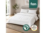 Naturfaserbettdecke FAN "African Cotton, 135x200 cm und weitere Größen", beige, B:155cm L:220cm, Bezug: 100% Baumwolle. Füllung: 100% Lyocell (TENCEL™), Bettdecken, Naturfaserbettdecke, Bettdecke für Winter oder Sommer. Hergestellt in Deutschland