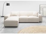 Ecksofa HOME AFFAIRE "Glimminge L-Form auch in Breitcord, Feincord + Easy care-Bezug", weiß, B:264cm H:71cm T:191cm, 95% Polyester, 5% Nylon, Sofas, Ecksofa, Breite 264, Zierkissen