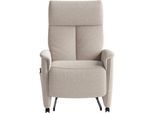 TV-Sessel SIT & MORE "Cremona Comfort Plus", beige, B:87cm H:121cm T:89cm, 100% Polyester, Sessel, TV-Sessel, bis 200 Kg belastbar, mit Herz-Waage Funktion
