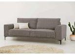 3-Sitzer OTTO HOME "OLAND Chenille, Sofa, B: 224 cm, Skandi-Design", beige (taupe), B:224cm H:85cm T:83cm, 100% Polyester, Sofas, 3-Sitzer, Struktur, Flachgewebe, Luxus-Microfaser, Boucle
