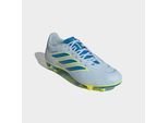 Fußballschuh ADIDAS PERFORMANCE "PREDATOR CLUB FG/MG", Damen, Gr. 42,5, crystal sky, ray blau, team solar gelb 2, Synthetik, Schuhe Fußballschuh, für viele verschiedene Böden geeignet